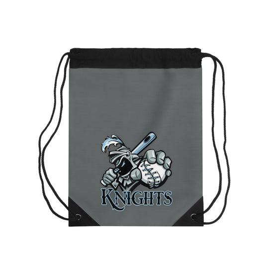 Knights Dark Grey Drawstring Bag