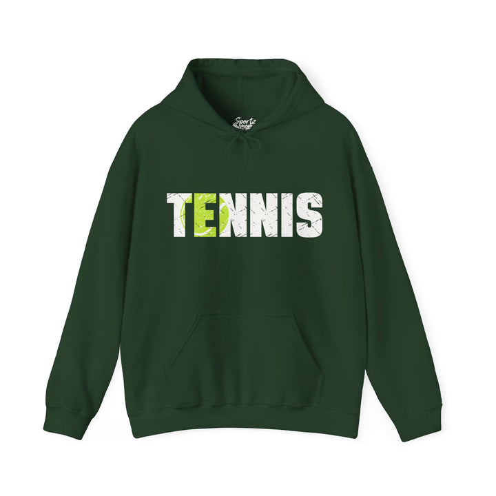 Tennis Adult Unisex Hooded Sweatshirt
