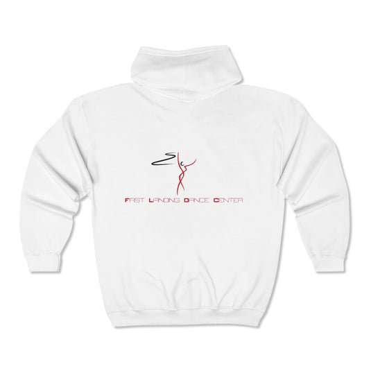 First Landing Dance Center Unisex Adult Full Zip Hooded Sweatshirt - NON DANCERS ONLY