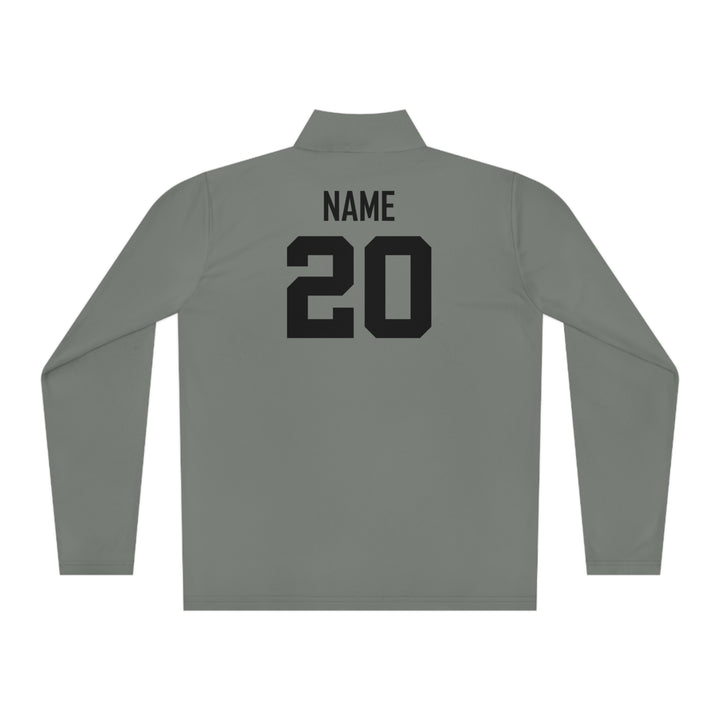 Wheeling Lightningbirds Unisex Adult Long Sleeve Quarter-Zip Pullover