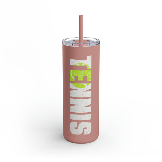 Tennis 20oz Skinny Matte Tumbler