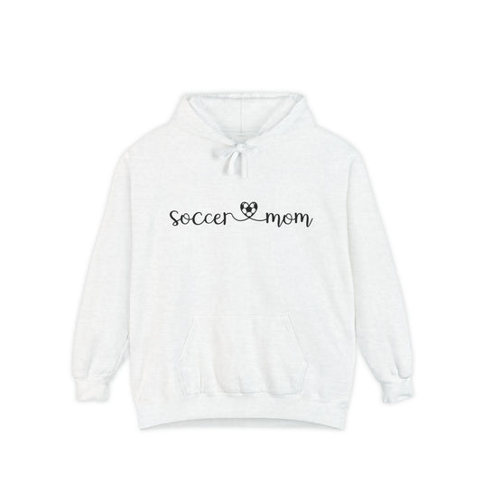 Soccer Mom with Heart Adult Unisex Premium Hooded Sweatshirt