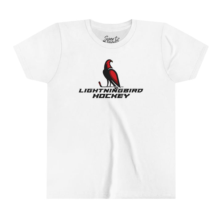 Wheeling Lightningbirds Unisex Youth Mid-Level T-Shirt - Hockey Design