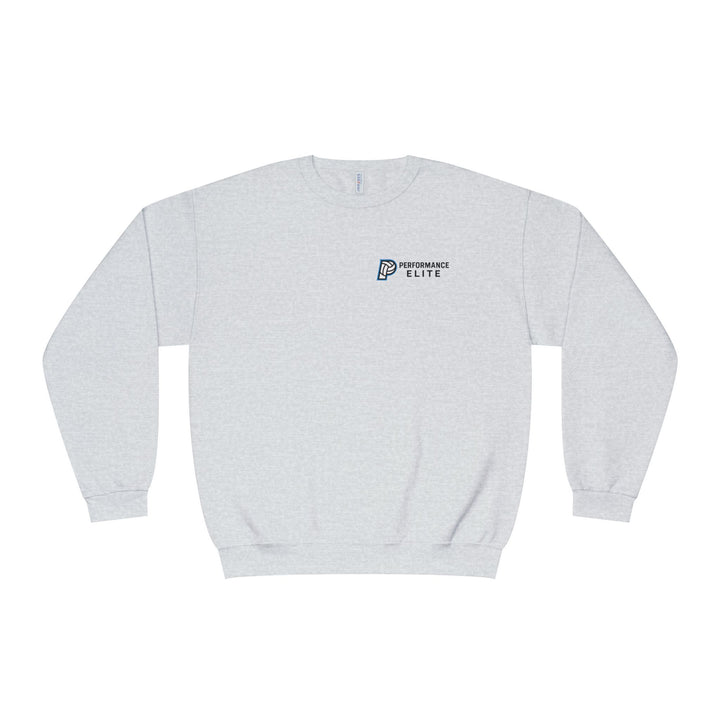 Performance Elite Unisex Adult Mid-Level Crewneck Sweatshirt w/Front & Back Logo