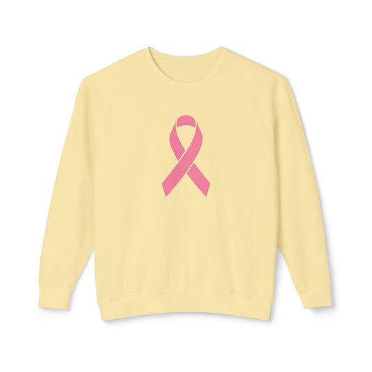 Cancer Ribbon Adult Unisex Premium Crewneck Sweatshirt