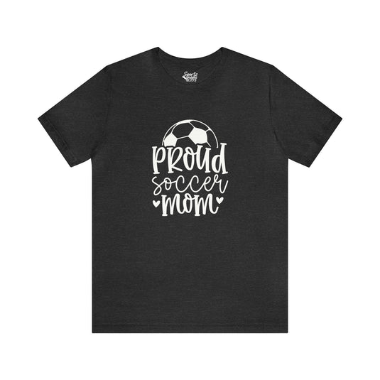 Proud Soccer Mom Adult Unisex Mid-Level T-Shirt