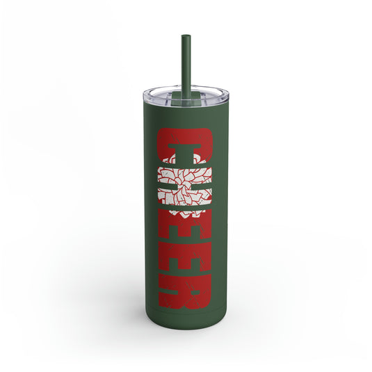 Cheer 20oz Skinny Matte Tumbler