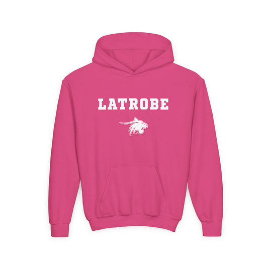 Latrobe Boys Soccer Unisex Youth Basic Hooded Sweatshirt - Cancer Design