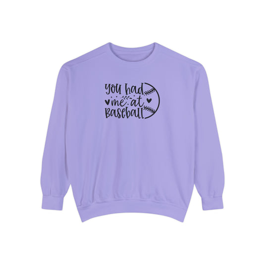 You Had Me at Baseball Adult Unisex Premium Crewneck Sweatshirt