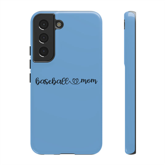 Baseball Mom Phone Case with Heart