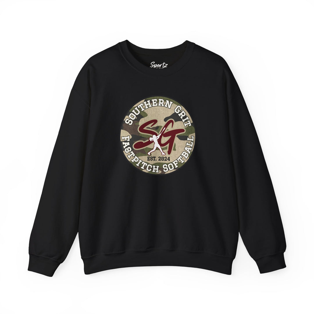 Southern Grit Unisex Adult Crewneck Sweatshirt w/Both Logos