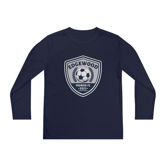 Edgewood Premier FC Unisex Youth Long Sleeve Competitor Moisture Wicking Shirt