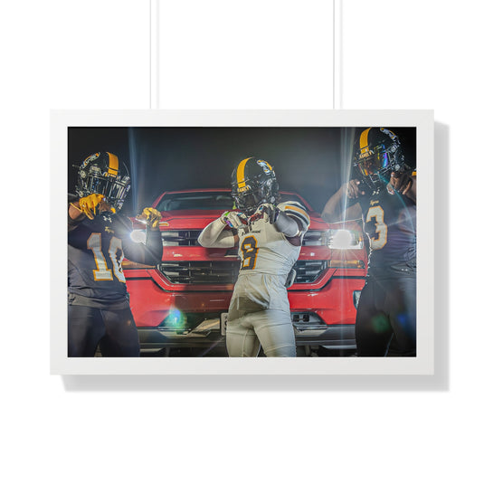 Offside Sports Photography Framed Horizontal Poster