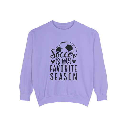 Soccer is My Favorite Season Adult Unisex Premium Crewneck Sweatshirt