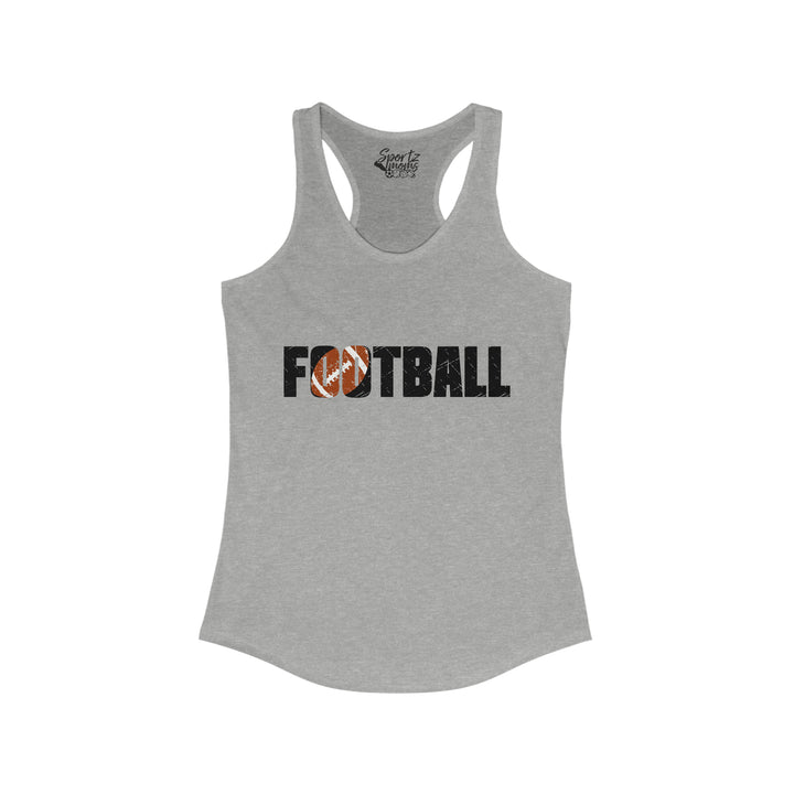 Football Adult Women's Racerback Tank