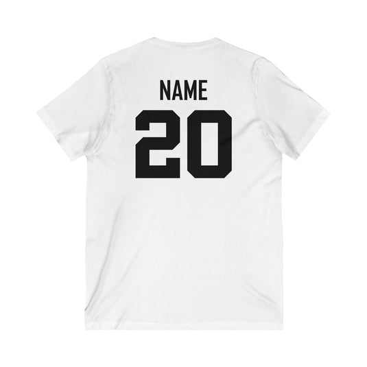 Palm Harbor Lady Canes Unisex Adult Women's V-Neck T-Shirt
