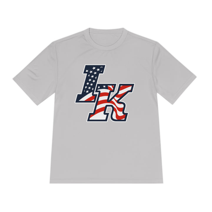 Iron Knights Adult Unisex Moisture Wicking T-Shirt - Flag Design