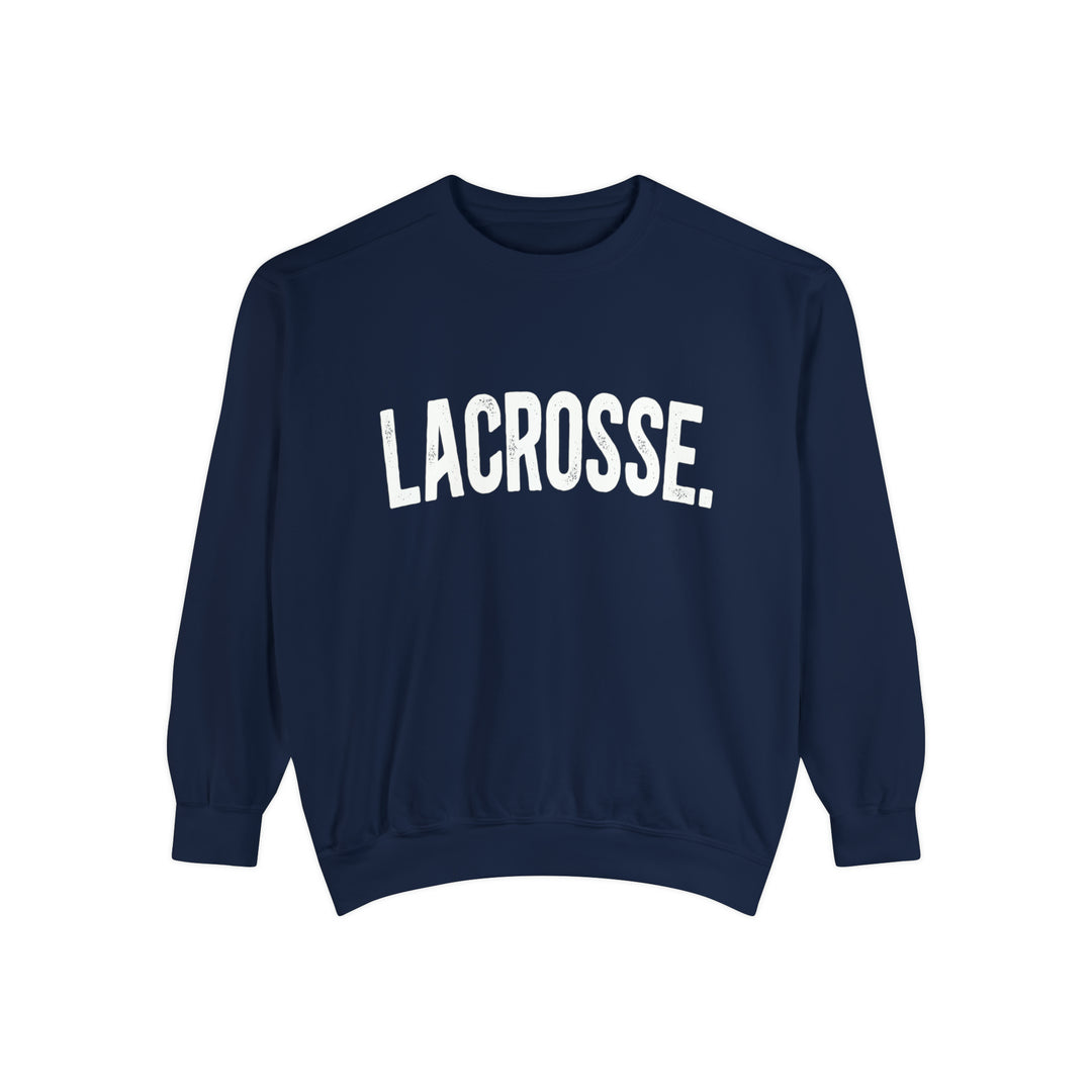 Rustic Design Lacrosse Adult Unisex Premium Crewneck Sweatshirt