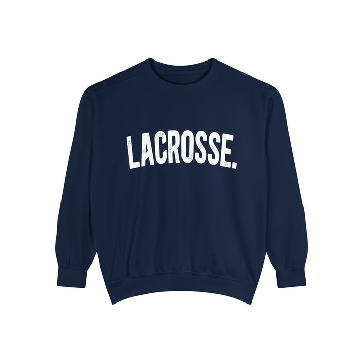 Rustic Design Lacrosse Adult Unisex Premium Crewneck Sweatshirt