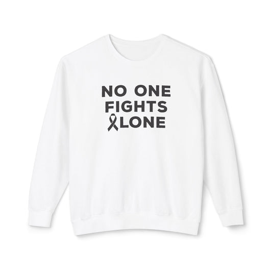 No One Fights Alone Adult Unisex Premium Crewneck Sweatshirt