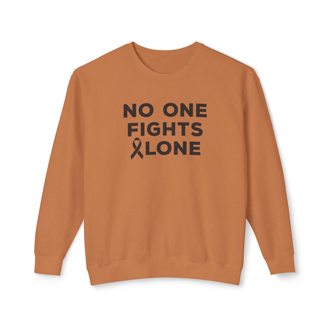 No One Fights Alone Adult Unisex Premium Crewneck Sweatshirt