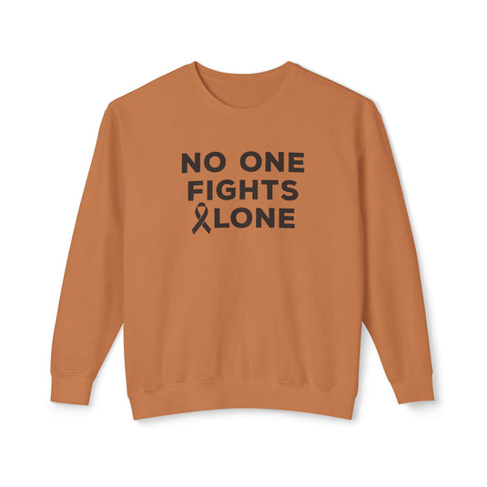 No One Fights Alone Adult Unisex Premium Crewneck Sweatshirt