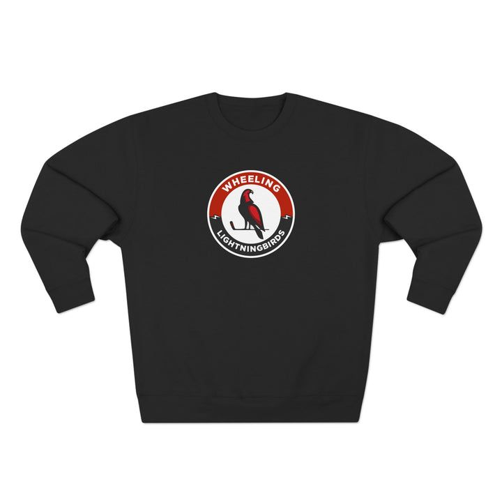 Wheeling Lightningbirds Unisex Adult Mid-Level Crewneck Sweatshirt