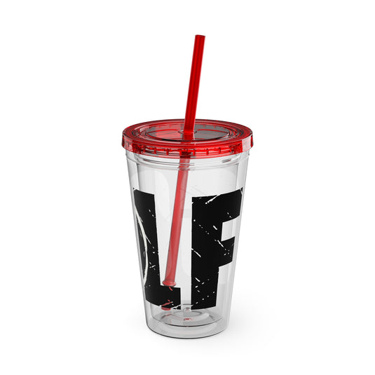 Golf 16 oz Sunsplash Tumbler with Straw