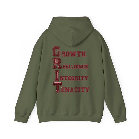 Southern Grit Unisex Adult Basic Hooded Sweatshirt w/Both Logos