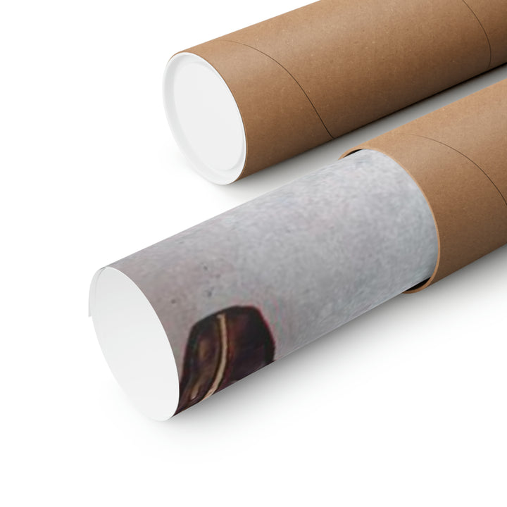 Matte Vertical Poster w/Watercolor Effect