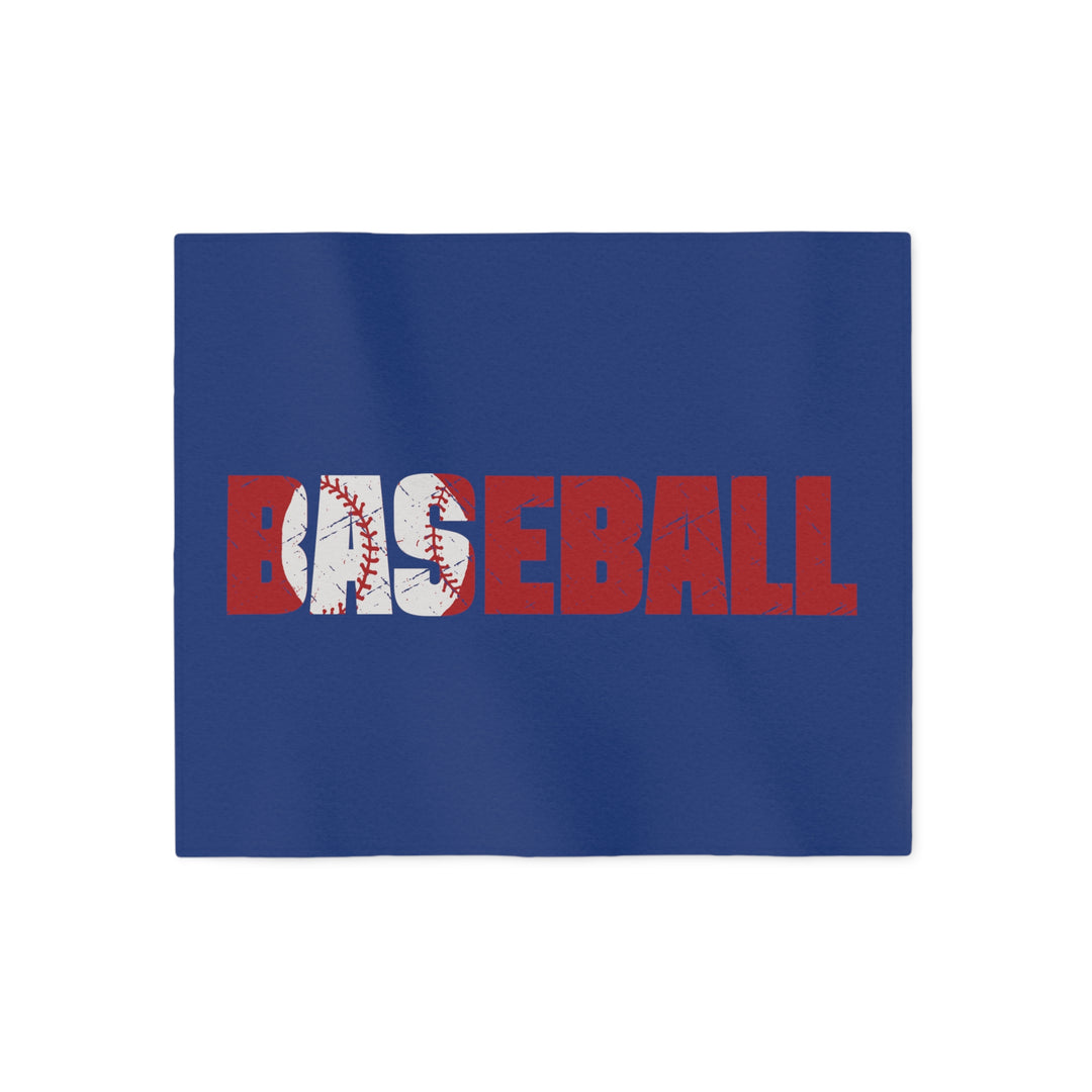 Baseball Sweatshirt Blanket