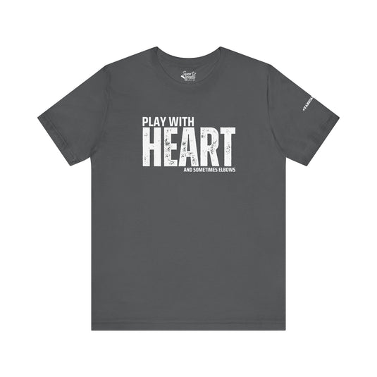 College Station Soccer Club Vanguard Unisex Adult T-Shirt - Play With Heart