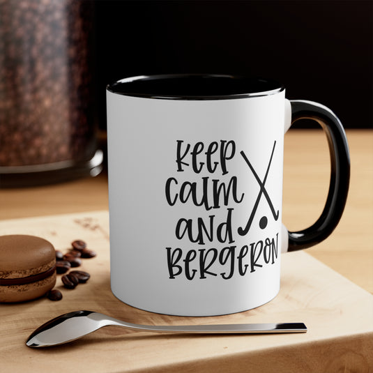 Keep Calm and Bergeron 11oz Hockey Accent Mug