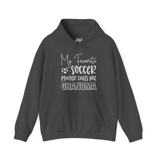 My Favorite Soccer Player (Grandma Version) Adult Unisex Basic Hooded Sweatshirt
