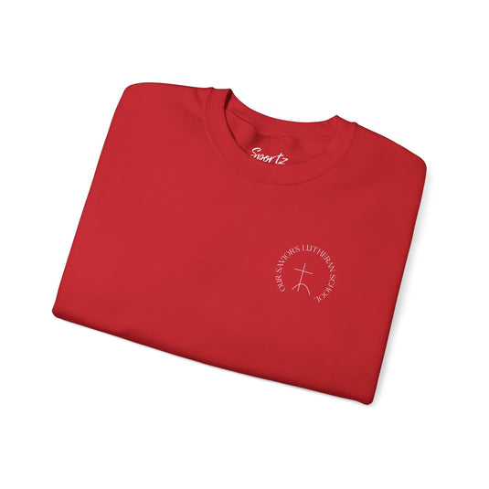Clarissa Red Crewneck Sweatshirt
