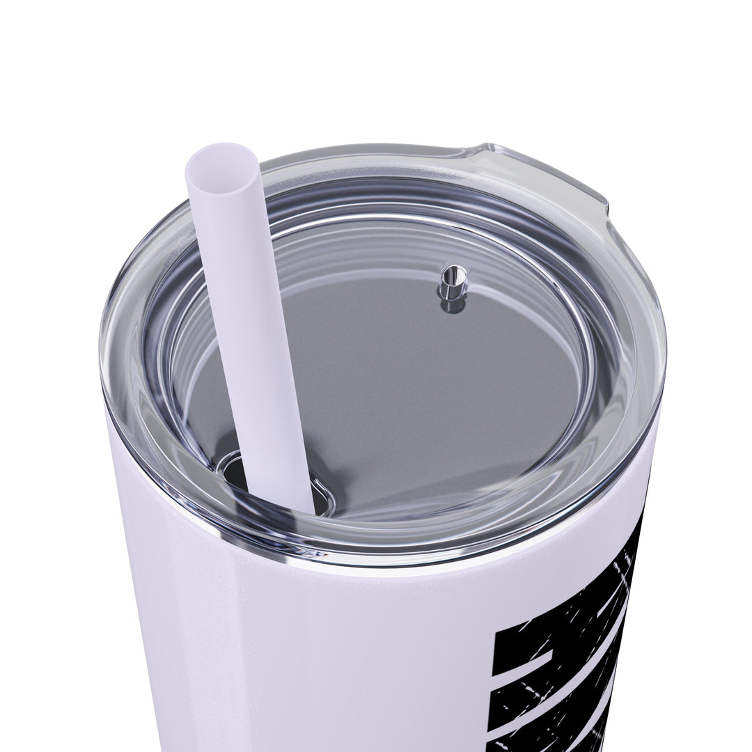 Gymnastics 20oz Skinny Tumbler with Straw w/Custom Name