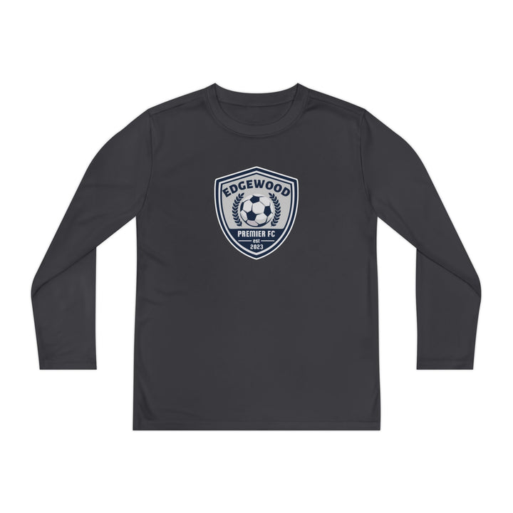 Edgewood Premier FC Unisex Youth Long Sleeve Competitor Moisture Wicking Shirt