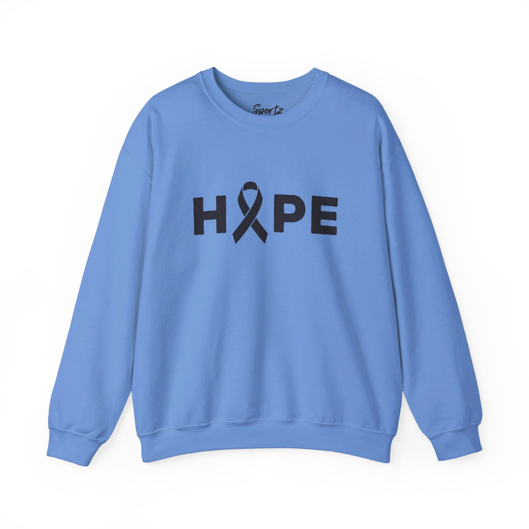 Hope Cancer Ribbon Adult Unisex Crewneck Sweatshirt
