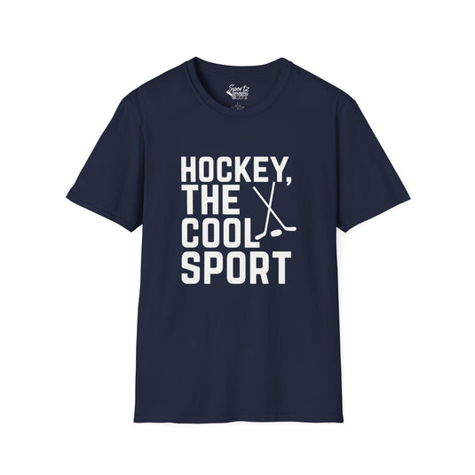 Hockey The Cool Sport Adult Unisex Basic T-Shirt