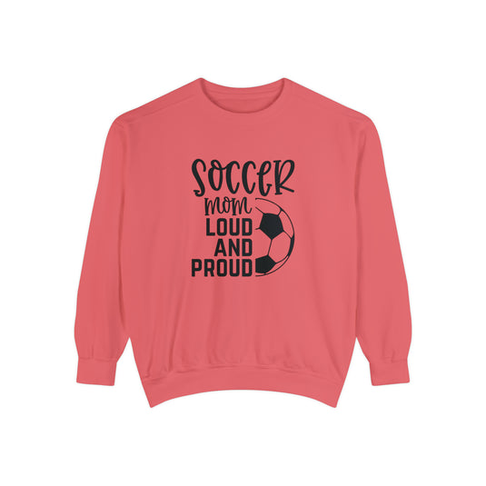 Soccer Mom Loud and Proud Adult Unisex Premium Crewneck Sweatshirt