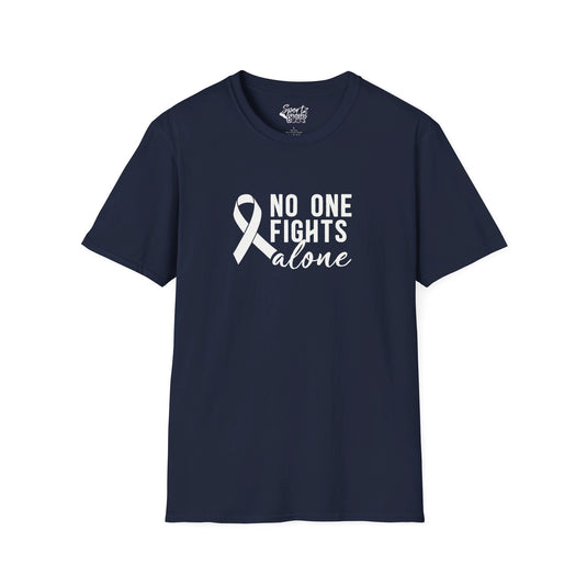 No One Fights Alone Adult Unisex Basic T-Shirt