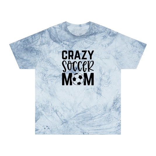 Crazy Soccer Mom Adult Unisex Colorblast T-Shirt