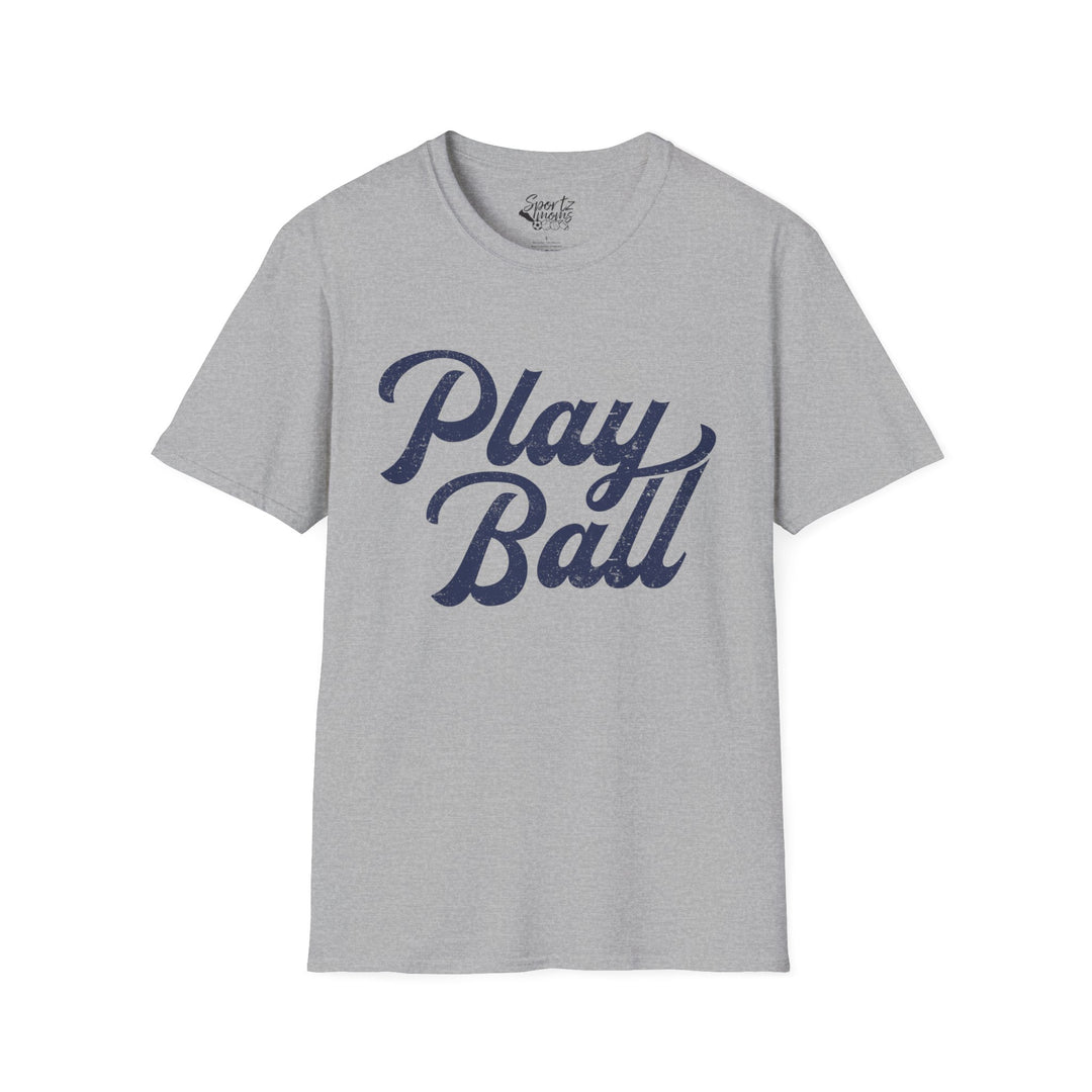 Play Ball Adult Unisex Baseball T-Shirt