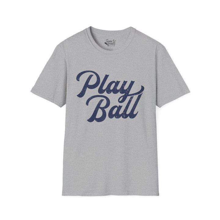 Play Ball Adult Unisex Baseball T-Shirt