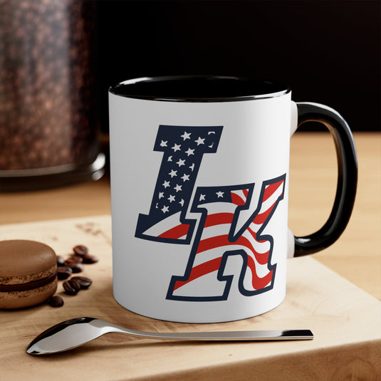 Iron Knights 11 oz Accent Mug - Flag Design