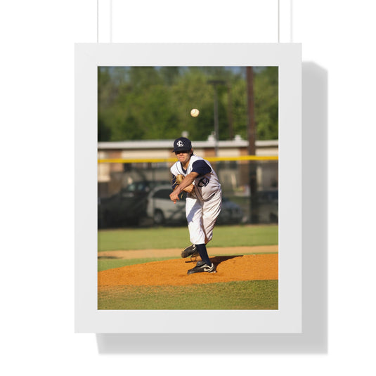 Quick Slants Photography Framed Vertical Poster