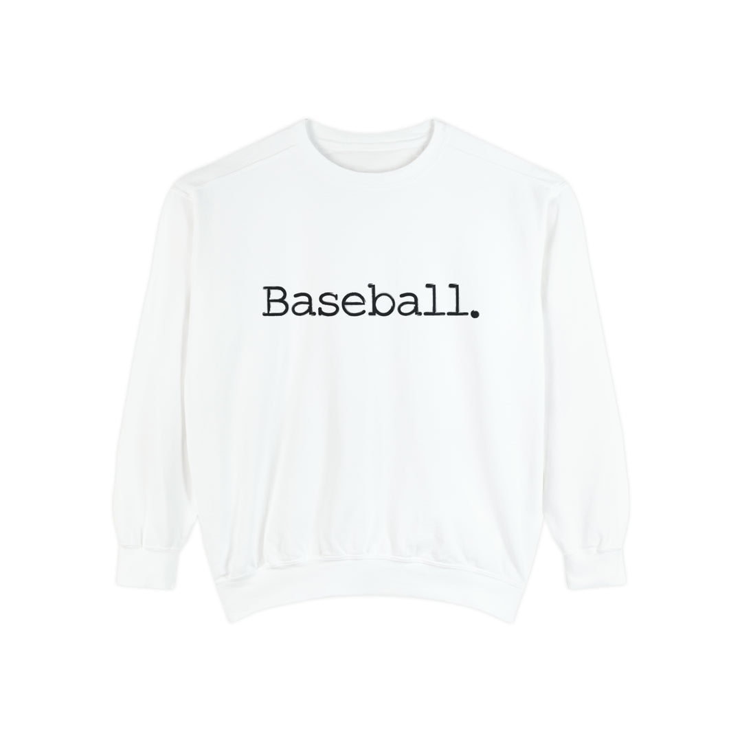 Typewriter Design Baseball Adult Unisex Premium Crewneck Sweatshirt