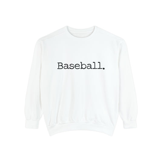 Typewriter Design Baseball Adult Unisex Premium Crewneck Sweatshirt