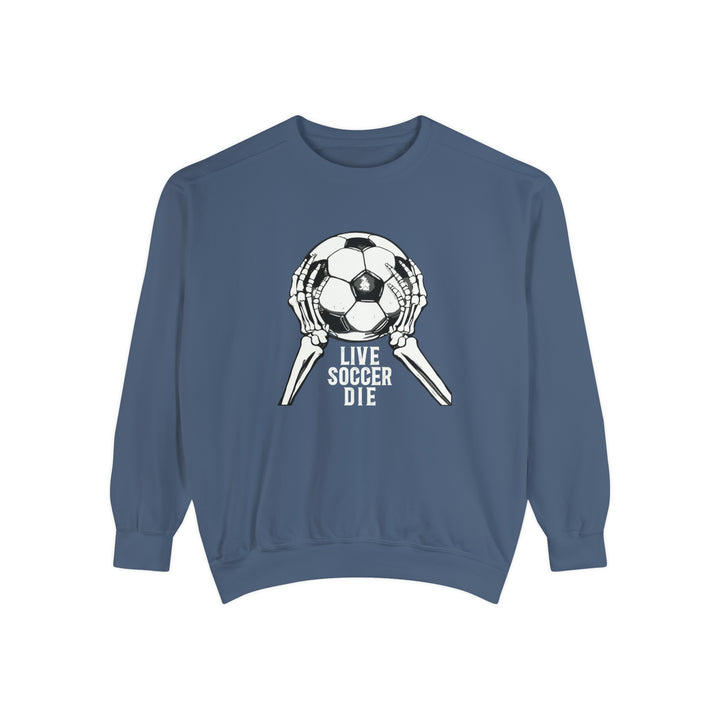 Live Soccer Die Adult Unisex Premium Crewneck Sweatshirt