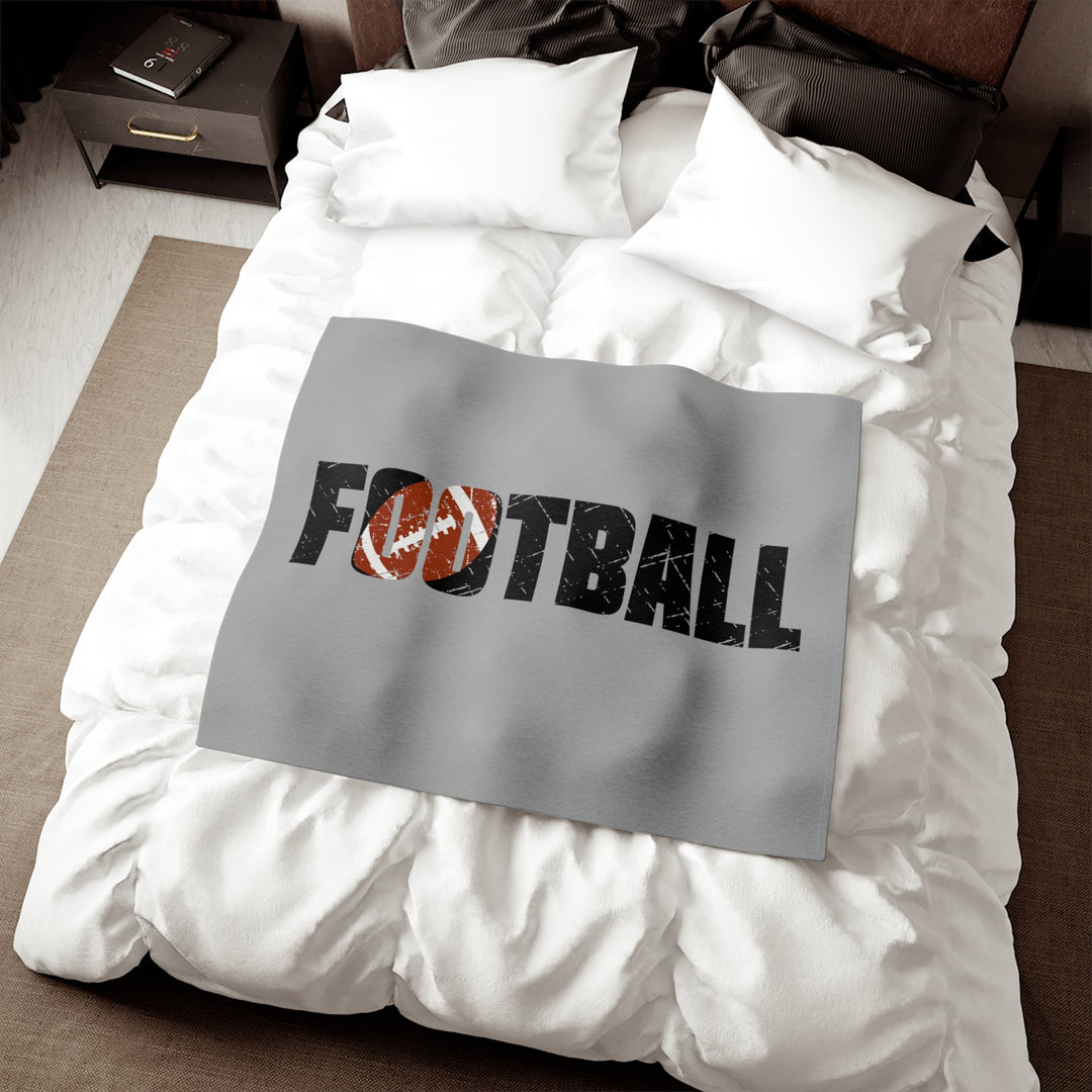 Football Sweatshirt Blanket